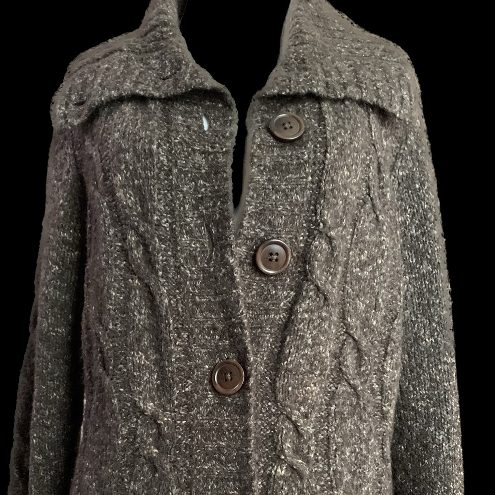 Wool Cardigan Sweater